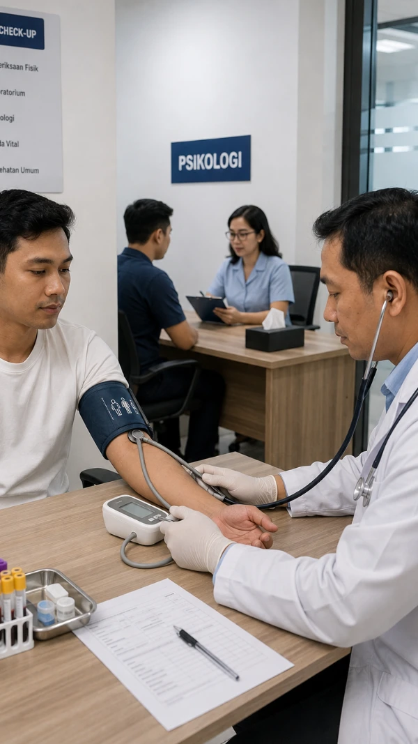 Tahap medical dan psikologi calon pekerja migran Indonesia